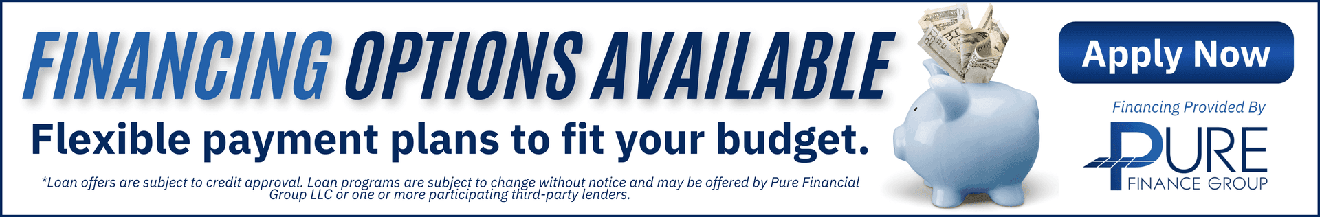 Pure Financing Group Financing Options